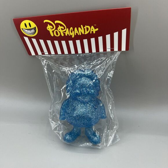 Ron English x Popaganda: McSupersized Blue Glitter Clown - Secret Base Mindstyle - Picture 1 of 7